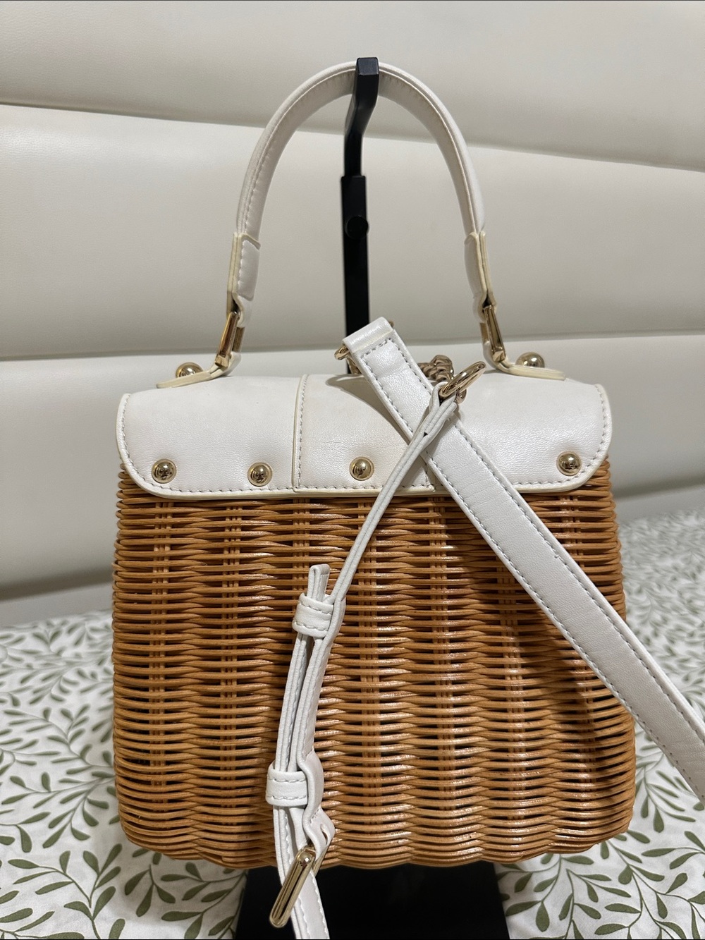 Diana Woven Top-Handle/Shoulder Bag - Picture 2 of 15